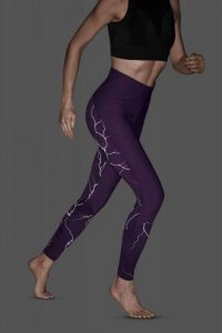 CEP CEP Spodnie sportowe do biegania Reflective damskie L Fioletowe 3