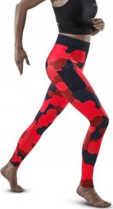 CEP CEP Spodnie sportowe legginsy do biegania Camocloud damskie S Różowe 1