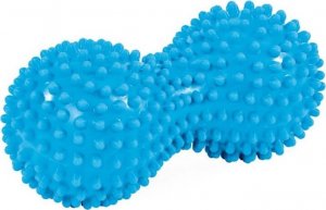 Pino Mini wałek roller DUOBALL z kolcami do masażu sensoryczny PINO Niebieski 1