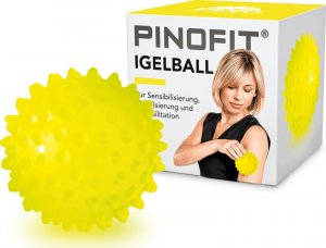 Pino Piłka do masażu i rehabilitacji sensoryczna z wypustkami PINOFIT 9 cm 2