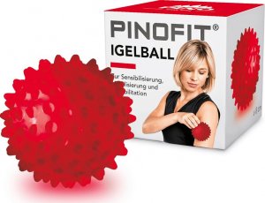 Pino Piłka do masażu i rehabilitacji sensoryczna z wypustkami PINOFIT 9 cm 3