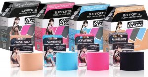 Kinesio Taśma tejp Kinesio Tex Classic 5cm x 4m Kinesiotaping Niebieski 2