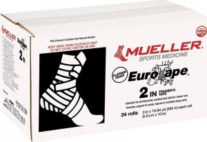 Mueller Sports Wodoodporny tejp plaster sztywny 2,5cm x 10m Mueller 1