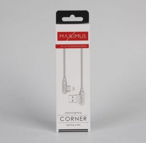 Kabel USB Maxximus USB-A - Lightning 1 m Biały (PRZ000262) 3