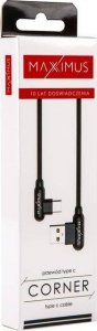 Kabel USB Maxximus USB-A - USB-C 1 m Czarny 3