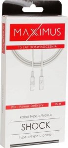 Kabel USB Maxximus USB-C - USB-C 1 m Biały (PRZ000269) 3