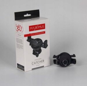 Maxximus UCHWYT SAMOCHODOWY MAXXIMUS CATCHER czarny, do kratki, samozamykający 4