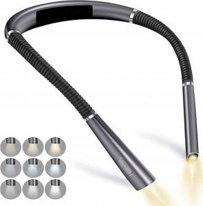 OEM LAMPKA NA SZYJĘ LED 1000mAh BLACK / CZARNY 16