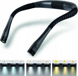 OEM LAMPKA NA SZYJĘ LED 1000mAh BLACK / CZARNY 8
