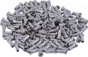 Cn Spoke Nyple AN12 12mm aluminiowe srebrne 144szt. 2