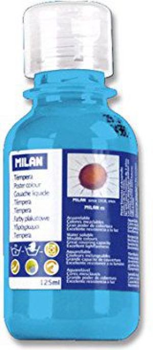 Milan Farba tempera 125 ml niebieska cyjan 1
