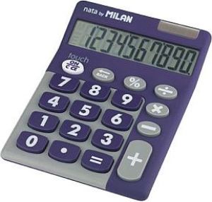 Kalkulator Milan Kalkulator 10 pozycyjny Touch Duo fioletowy 1