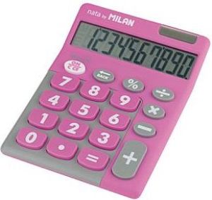 Kalkulator Milan Kalkulator 10 pozycyjny Touch Duo rĂłĹĽowy 1
