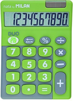 Kalkulator Milan Kalkulator 10 pozycyjny Touch Duo zielony 1