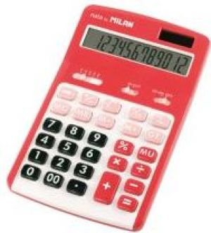 Kalkulator Milan Kalkulator 12-pozycyjny czerwony 1