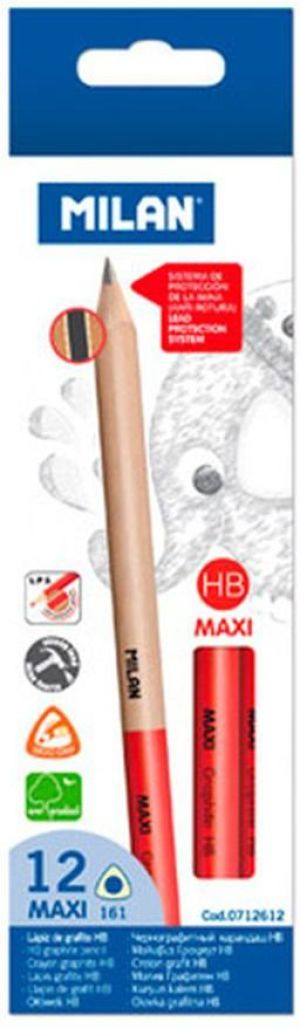 Milan Ołówek trójkątny Maxi HB 1