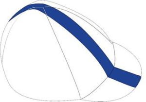 Lazer Czapka biało-niebieska rozm. L (LZR-AKC-CAP-WHIT-BLU-L) 2