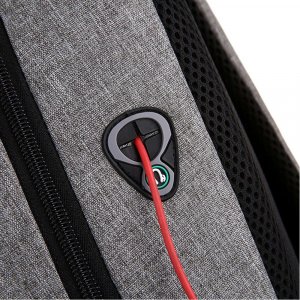 Plecak 4kom.pl Plecak antykradzieżowy na laptopa, na tablet z zamkiem szyfrowym uniwersalny z ładowarką podróżny 7