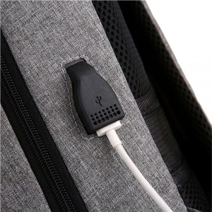Plecak 4kom.pl Plecak antykradzieżowy na laptopa, na tablet z zamkiem szyfrowym uniwersalny z ładowarką podróżny 8