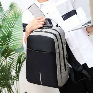 Plecak 4kom.pl Plecak antykradzieżowy na laptopa, na tablet z zamkiem szyfrowym uniwersalny z ładowarką podróżny 9