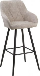 Beliani Zestaw 2 krzeseł barowych beżowy DARIEN! 3