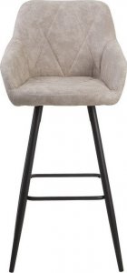 Beliani Zestaw 2 krzeseł barowych beżowy DARIEN! 4