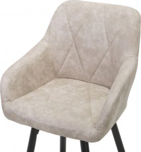 Beliani Zestaw 2 krzeseł barowych beżowy DARIEN! 7