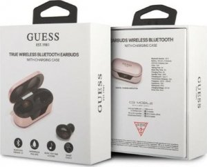 Słuchawki Guess Guess słuchawki Bluetooth GUTWST31EP TWS + stacja dokująca różowy/pink 5