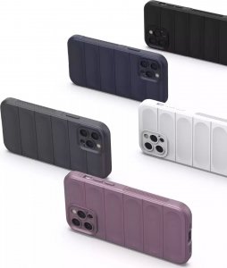 4kom.pl Magic Shield Case etui do iPhone 12 Pro elastyczny pancerny pokrowiec ciemnoniebieski 18