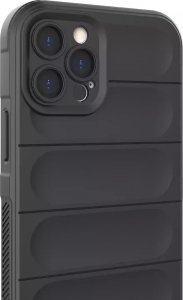 4kom.pl Magic Shield Case etui do iPhone 12 Pro elastyczny pancerny pokrowiec ciemnoniebieski 22