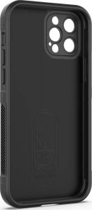 4kom.pl Magic Shield Case etui do iPhone 12 Pro elastyczny pancerny pokrowiec ciemnoniebieski 23