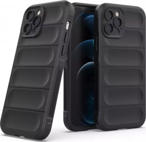 4kom.pl Magic Shield Case etui do iPhone 12 Pro elastyczny pancerny pokrowiec ciemnoniebieski 25