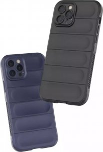 4kom.pl Magic Shield Case etui do iPhone 12 Pro elastyczny pancerny pokrowiec ciemnoniebieski 7