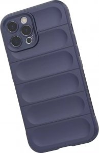 4kom.pl Magic Shield Case etui do iPhone 12 Pro Max elastyczny pancerny pokrowiec czarny 14