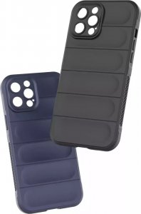 4kom.pl Magic Shield Case etui do iPhone 12 Pro Max elastyczny pancerny pokrowiec czarny 19