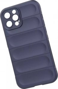 4kom.pl Magic Shield Case etui do iPhone 12 Pro Max elastyczny pancerny pokrowiec czarny 2