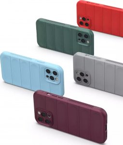 4kom.pl Magic Shield Case etui do iPhone 12 Pro Max elastyczny pancerny pokrowiec czarny 5