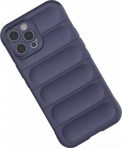 4kom.pl Magic Shield Case etui do iPhone 12 Pro Max elastyczny pancerny pokrowiec czarny 7