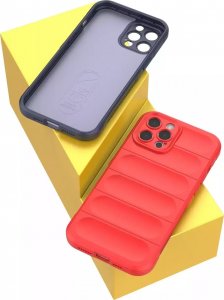 4kom.pl Magic Shield Case etui do iPhone 12 Pro Max elastyczny pancerny pokrowiec czarny 8