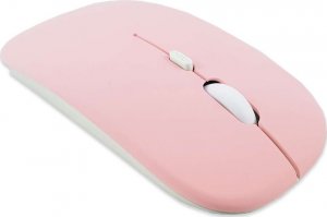 Mysz Alogy Myszka mysz bezprzewodowa komputerowa Alogy Mouse Bluetooth do laptopa tabletu Różowa 1