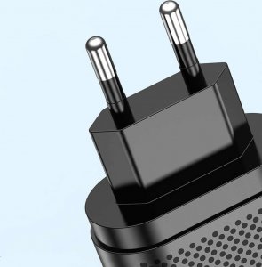 Ładowarka Alogy Ładowarka sieciowa Alogy szybka USB + USB-C Type C QC 3.0 PD 20W Czarna + Kabel USB-C 5