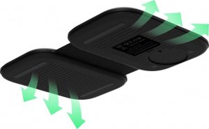 Ładowarka Alogy Ładowarka indukcyjna Alogy 3w1 szybka bezprzewodowa Qi 15W do Apple iPhone Watch AirPods Czarna 3