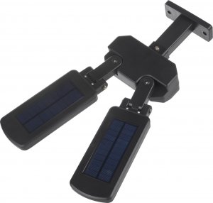 Maclean Solarna lampa uliczna LED z czujnikiem ruchu i pilotem Maclean IP54, 5W, 2x450lm, 6500K, Li-ion 2400 mAh, 3 tryby pracy MCE447 2