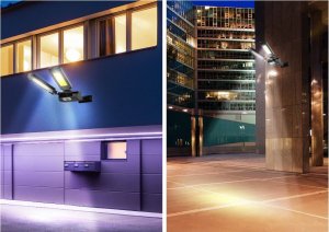 Maclean Solarna lampa uliczna LED z czujnikiem ruchu i pilotem Maclean IP54, 5W, 2x450lm, 6500K, Li-ion 2400 mAh, 3 tryby pracy MCE447 7