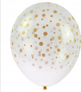 Arpex BALONY TRANSP Z NADRUKIEM KONFETTI 1