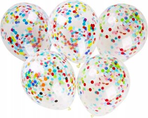 Arpex BALONY TRANSP Z NADRUKIEM KONFETTI 7