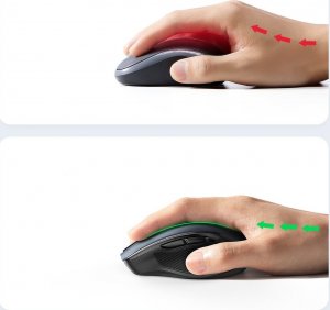 Mysz Ugreen Ugreen optyczna mysz bezprzewodowa USB 2.4GHz 4000 DPI czarny (MU006) 16