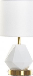 Lampa stołowa DKD Home Decor Lampa stołowa DKD Home Decor Biały Poliester Metal Ceramika 220 V Złoty 50 W (20 x 20 x 37 cm) 1