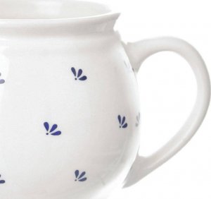 Orion Kubek z uchem ceramiczny biały MODROBILA 190 ml 3