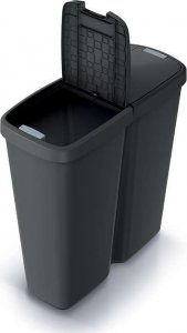 Kosz na śmieci Prosperplast Kosz na śmieci COMPACTA Q DUO system na odpady 4